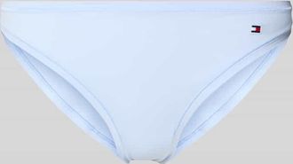 Tommy Hilfiger Bikini Slip mit Logo-Stitching in Hellblau, Gr&ouml;&szlig;e XL