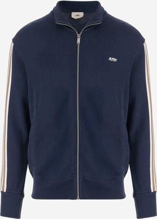 Autry Viscose Blend Jacket With Logo