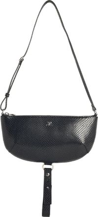 Courr&egrave;ges Courreves heilige Sonnenfinsternis Viper Black Lear Tasche
