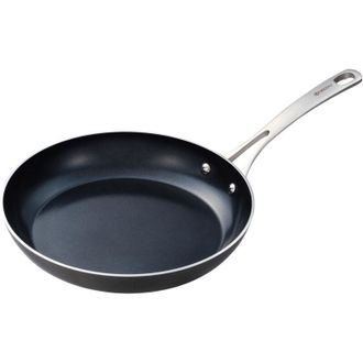 Kyocera Padella in ceramica, con rivestimento antiaderente in ceramica, 26 cm, priva di PFAS/PTFE, manico in acciaio inox, adatta a tutti i piani