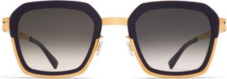 Mykita Misty - Glossy Gold / Milky Indigo Sunglasses