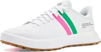 G/Fore G.112 Suede Striped Kiltie Hybrid Golf Shoes Womens Golf Shoes Snow/Multi : 10.5 M, Leather/Synthetic