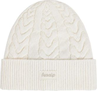 Fusalp Cable Beanie - unisex - Sport - Wit - Maat: ONE Size Wol
