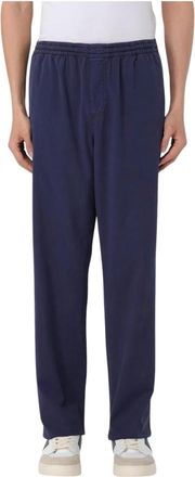 Aspesi Broeken, Heren, Blauw, M, Blauwe relaxte broek