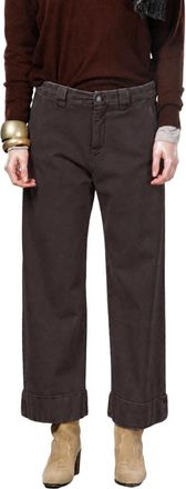 Mason's New York Studio Crop Pants - Dames - Loose Fit Jeans - Bruin - M - Katoen - Jeans