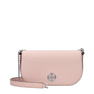 Tory Burch Tory Burch Chelsea Umh&auml;ngetasche f&uuml;r Damen aus rosa/silberfarbenem Leder