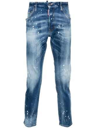 Dsquared2 Super Twinky mid-rise skinny jeans - men - Cotton/Elastane/Polyester/Cotton - 46 - Blue
