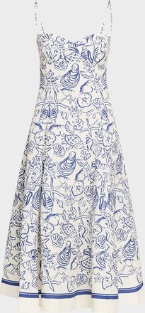 SIMKHAI Analise Bustier Midi Dress