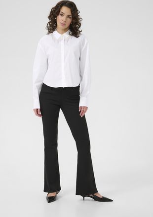 Kaffe Shirt met lange mouwen KAroxanne Loose fit white