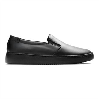 Vionic Womens Avery Pro Leather Shoes In Black