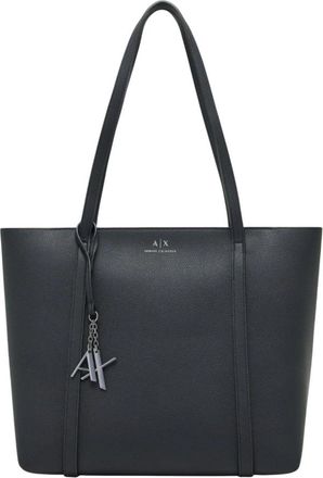 A|X Armani Exchange Garnet-effect tote bag - Dames - Shoppers - Zwart - ONE Size - Polyester - Tassen