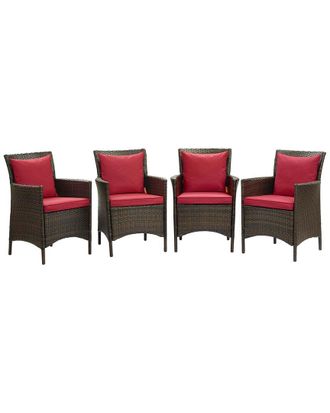 ModWay Discontinued Modway Conduit Outdoor Patio Wicker Dining Armchair