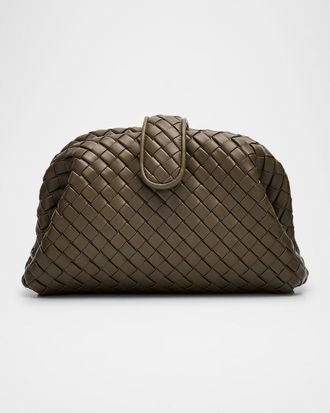 Bottega Veneta Lauren 1980 Mini Clutch Bag with Chain Strap