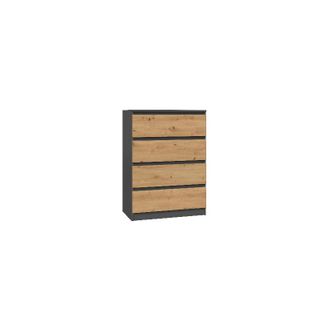 Topeshop Aster T4 - C&oacute;moda Moderna 4 Cajones - 97x70x40 - Unidad De Almacenaje - Estilo Escandinavo