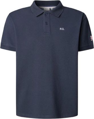 Pepe Jeans London Polo Shirt - Heren - Polos - Blauw - S - Katoen - Tops