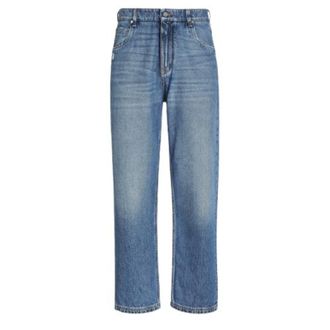 Fendi Mens Straight-Cut Long Jeans, Waist Size 31