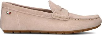 Tommy Hilfiger Schoenen, Dames, Beige, 38 EU, Su&egrave;de, Beige Su&egrave;de Instappers