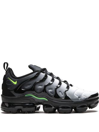 Nike Air Vapormax Plus Black/Volt-White sneakers - unisex - Rubber/Polyester/Polyester - 8.5