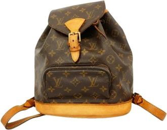 Louis Vuitton Pre-owned Backpacks, female, Brown, Size: ONE SIZE Pre-owned Vintage Backpack