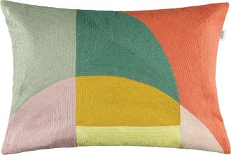 Schöner Wohnen Kollektion Dekokissen »Paint« aus hochwertigen Naturfasern, vollflächig bestickt