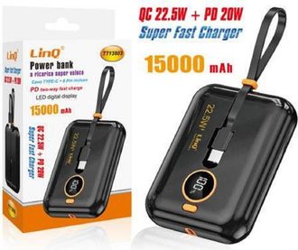 Trade Shop Trade Shop - Powerbank Ricarica Super Veloce 15000mah Qc22.5w+pd20w Display Digitale Tt13803