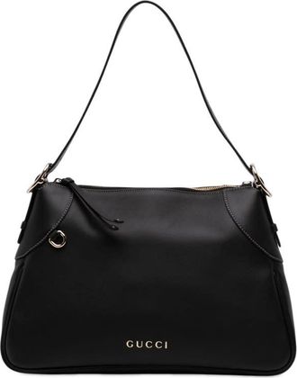 Gucci Pre-owned Gucci Medium Calfskin GG Emblem Shoulder Bag Ladies F7RD0KBP2EECL8RS