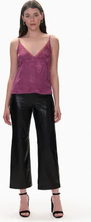 Rebecca Taylor Amber Jacquard Cami in Plum at Nordstrom, Size 10