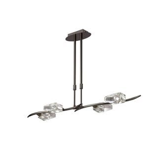 Netlighting Eclipse Telescopic 4 Light G9 Bar Black Chrome