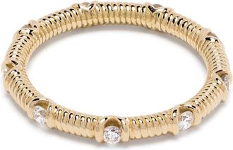 Leandra 18kt yellow gold Cabo Noria diamond ring - women - Diamond/18kt Yellow Gold - 53