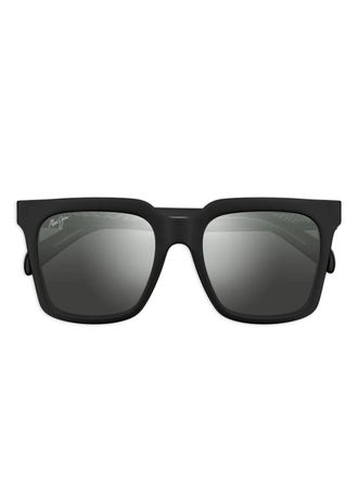 Maui Jim Rooftops square-frame sunglasses - unisex - Acetate - 54 - Black