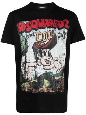 Dsquared2 Cigarette jersey T-shirt - Zwart