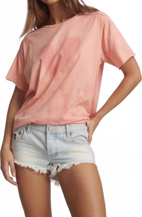One Teaspoon Bonitas Low Waist Denim Shorts In Le Surf Blue