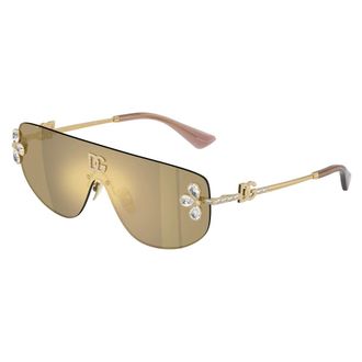 Dolce & Gabbana Rectangle Sunglasses - female - Dolce & Gabbana - Sunglasses - Yellow - 38 MM - Accessories