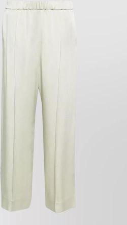 Jil Sander wide leg trousers front pleats back pocket