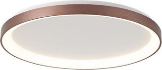 Trade Shop Trade Shop Traesio - Trade Shop - Plafoniera Tonda Moderna Led Cct 30 W Luce 3000k 4000k Soffitto Parete 230v 38cm - Brown