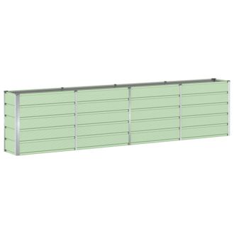 vidaXL Jardinera Verde 320 X 40 X 75 Cm Acero Vidaxl