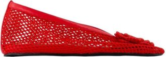 Ganni Jenny Ballerinas - Dames - Ballerinas - Rood - 36 EU - Polyester - Schoenen