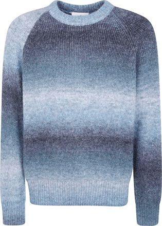 Les Deux Round Neck Gradient Knit Sweater