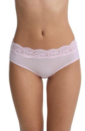 Skarlett Blue Divine Lace Trim Hipster in Lilac Pink at Nordstrom, Size X-Large