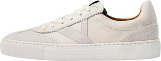 Sneaky Steve Milwaukee Slim W - Dames - Sneakers - Beige - 37 EU - Leer - Schoenen