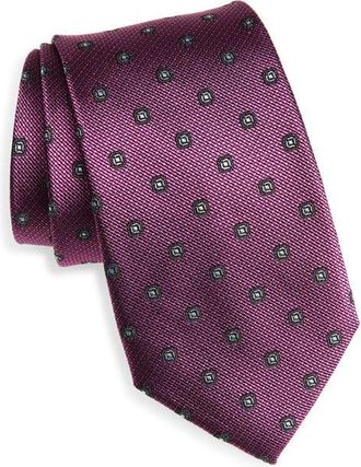 Nordstrom Geometric Silk Tie in Pink at Nordstrom