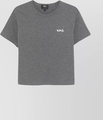 A.P.C. cotton logo-print t-shirt