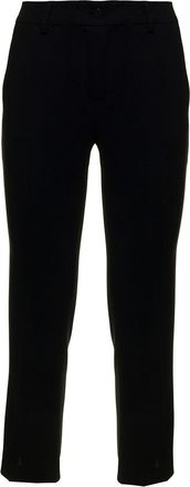 Alberto Biani Womans Black Flare Cady Pants