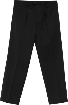 Amaranto Pantaloni pliss&eacute; - Nero