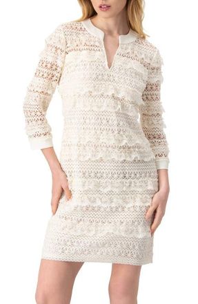 Ivonne Natural Lace Mini Dress at Nordstrom, Size 10