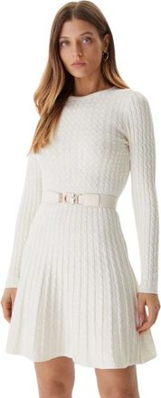 Guess Mujer, Vestidos, Blanco, Talla: M