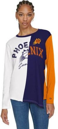 Tommy Jeans Womens Tommy Jeans White/Purple Phoenix Suns Amelia Color Blocked Long Sleeve T-Shirt at Nordstrom, Size Medium