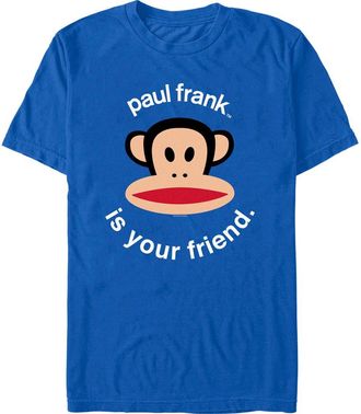 Paul Frank Mens Paul Frank Is Your Friend Julius Graphic Tee in Royal Blue at Nordstrom, Size Xxx-Large