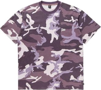 Patta woodland-camouflage T-shirt - unisex - Cotton - L - Purple