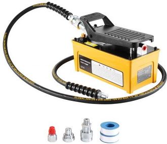 OEM Bomba Hidr&aacute;ulica Neum&aacute;tica De 10000 Psi Dep&oacute;sito De 1,6 L, Salida De Aceite Npt De 16,66 Mm Entrada Npt De 13,7 Mm, Bomba De Pedal Accionada Por Aire 